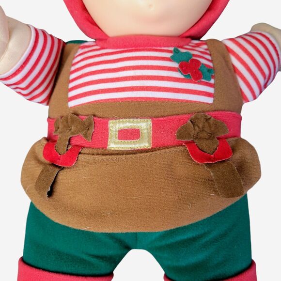 Vintage Cabbage Patch Kids Elf Baby Doll Stuffed 13” Christmas 1992 - Picture 4 of 9